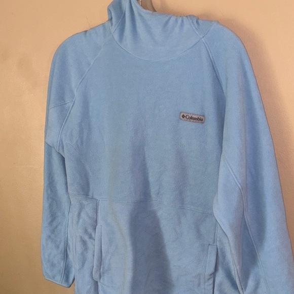 Columbia Sky Blue Fleece Pullover M - Picture 1 of 5